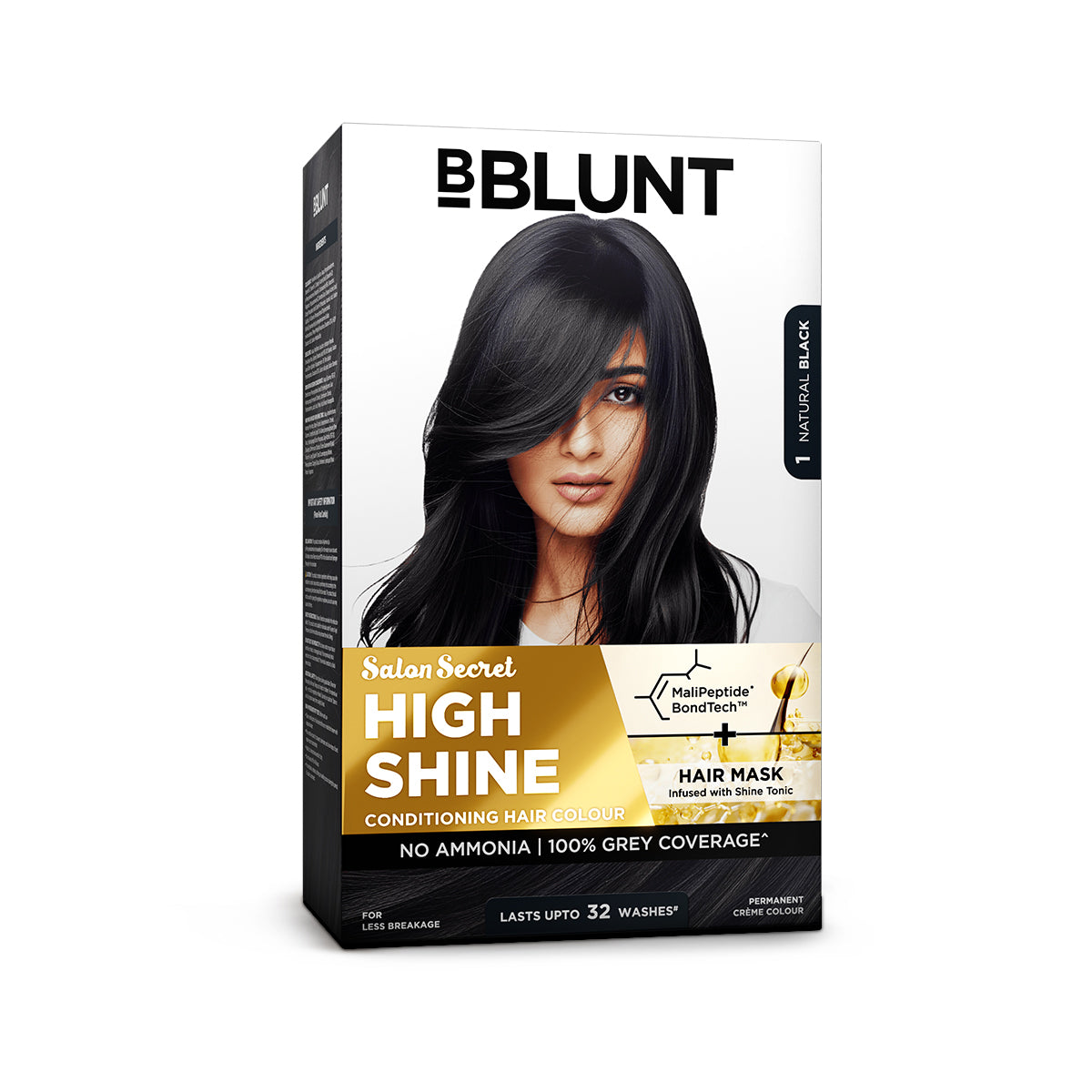 High Shine Conditioning Hair Colour - Natural Black (Shade 1)