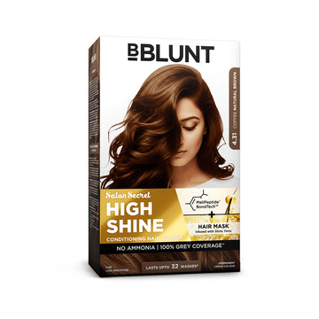 High Shine Conditioning Hair Colour - Coffee Natural Brown (Shade 4.31)