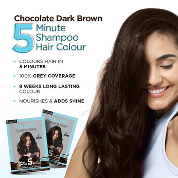 5 Min Shampoo Choco Dark Brown Duo