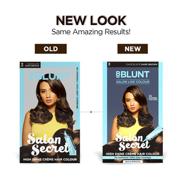 Salon Secret High Shine Crème Hair Colour - Chocolate Dark Brown - 100 g