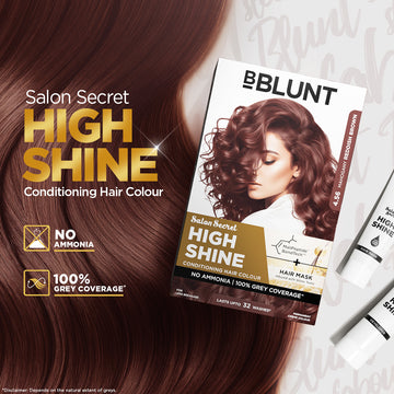 High Shine Conditioning Hair Colour - Mahogany Reddish Brown (Shade 4.56)