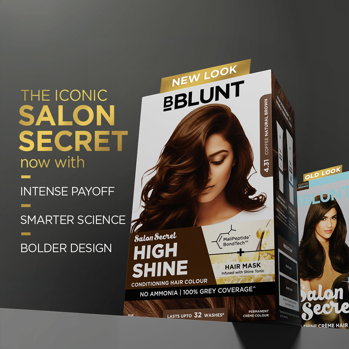 High Shine Conditioning Hair Colour - Coffee Natural Brown (Shade 4.31)