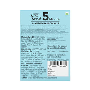 5 Min ShampooHairColour-NaturalBlack20ml