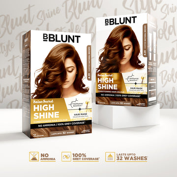 High Shine Conditioning Hair Colour - Coffee Natural Brown (Shade 4.31)(Pack of 2)