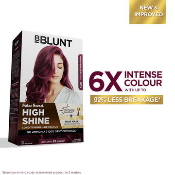 High Shine Conditioning Hair Colour - Wine Deep Burgundy (Shade 4.20)