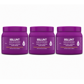Hair Fall Control Hair Mask with Pea Protein & Caffeine for Stronger Hair -250 g(Pack of 3)