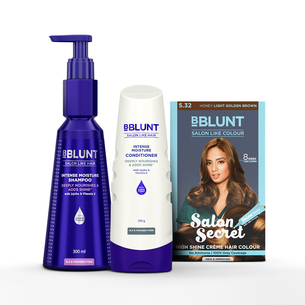 Honey Hair Color + Intense Moisture Combo