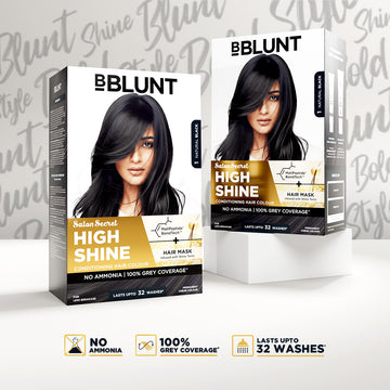 High Shine Conditioning Hair Colour - Natural Black (Shade 1)(Pack of 2)