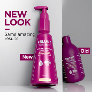 Hair Fall Control Shampoo with Pea Protein & Caffeine for Stronger Hair - 300 ml(Pack of 2)