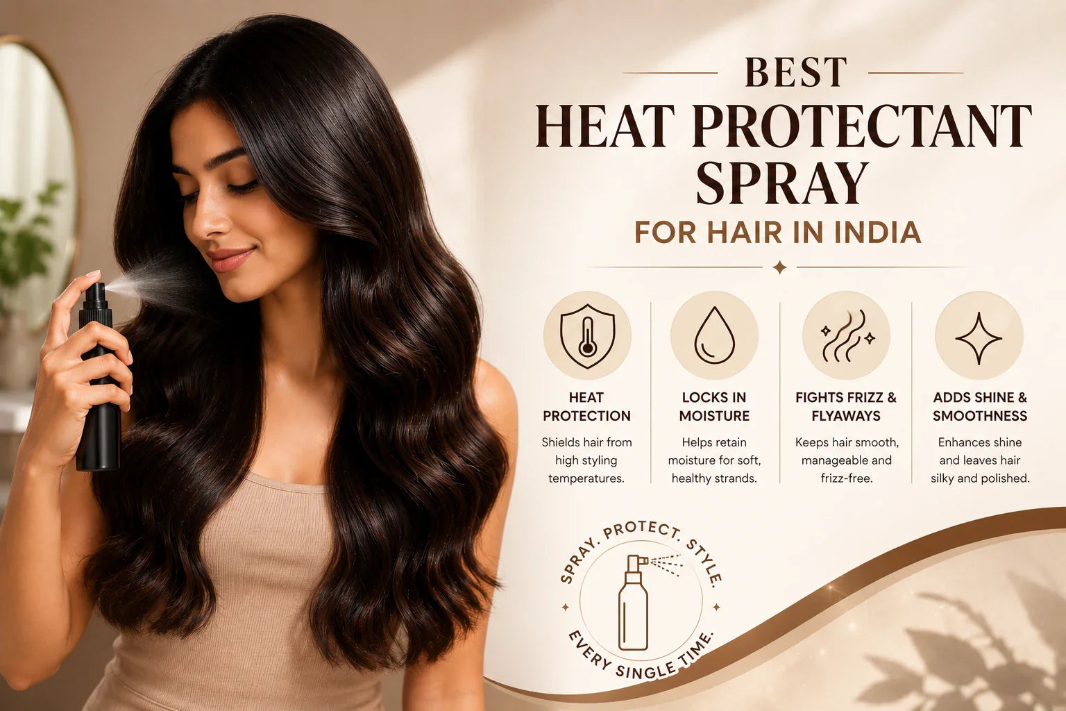 best Heat Protectant Spray for hair in India