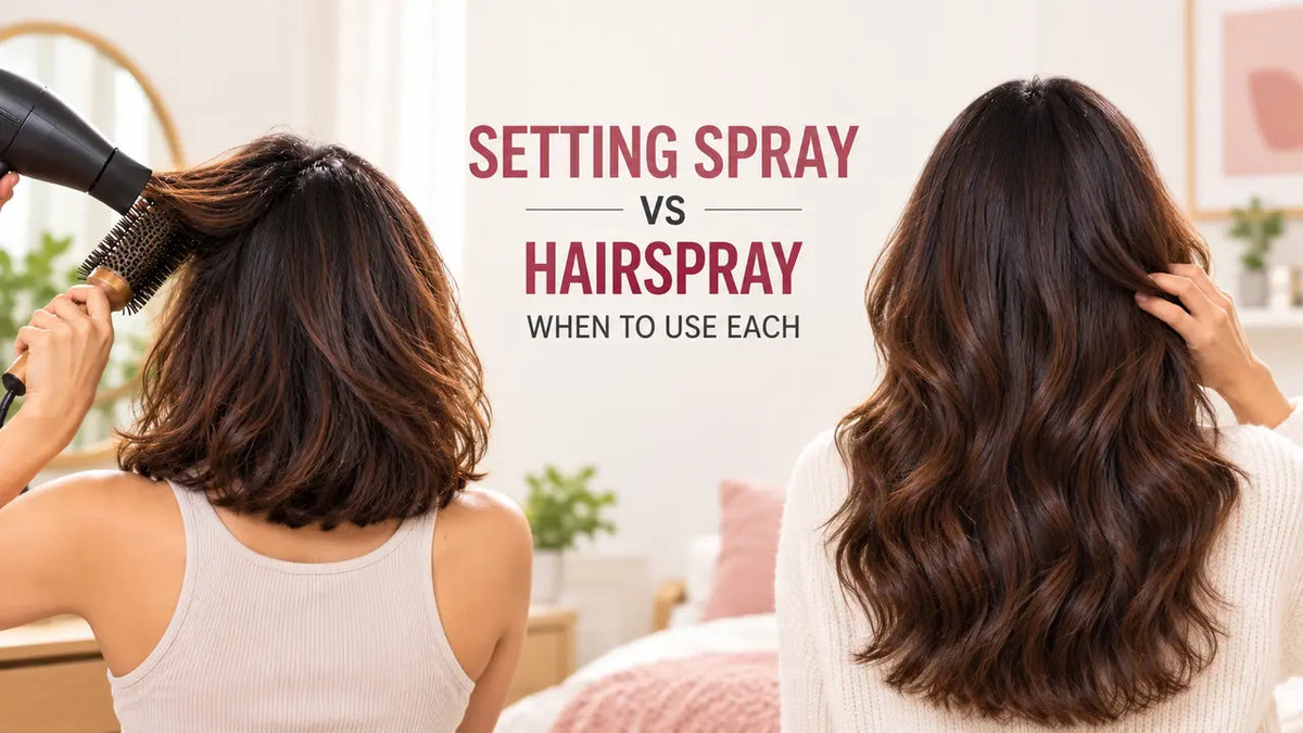 Hair Setting Spray vs Hairspray