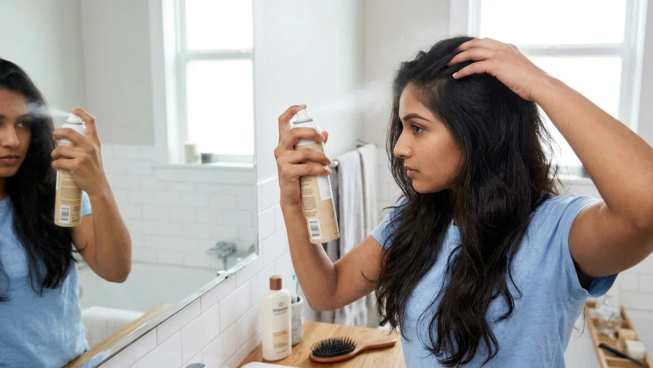 how to use dry shampoo
