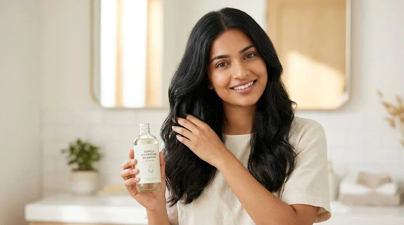 mild shampoo for dry hair