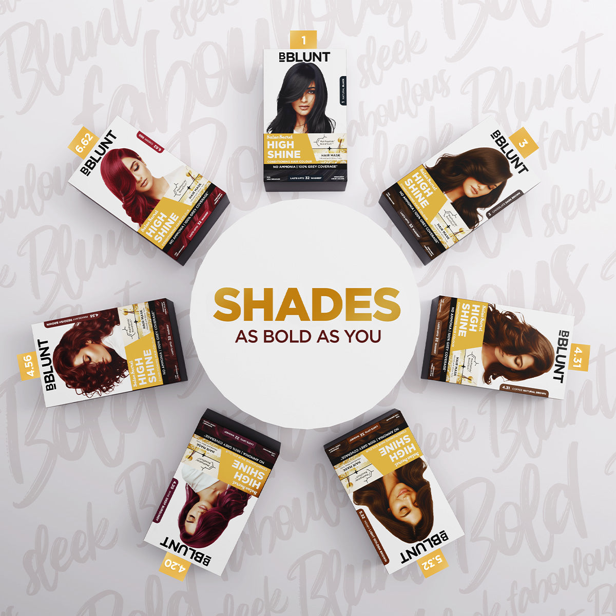 High Shine Conditioning Hair Colour - Mahogany Reddish Brown (Shade 4.56)