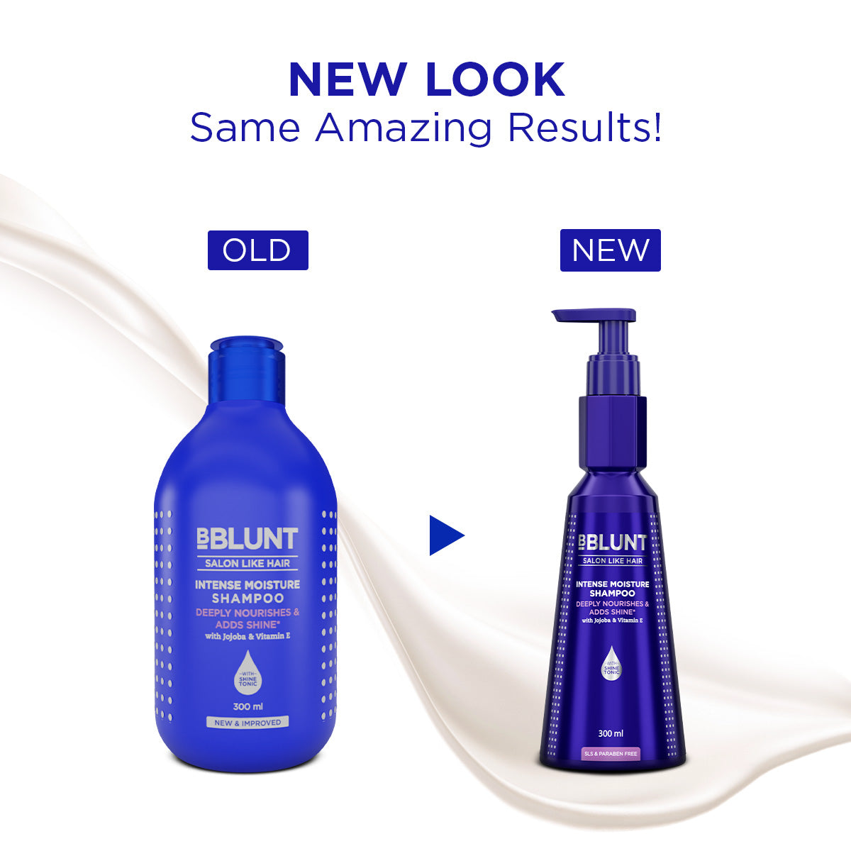 Intense Moisture Shampoo with Jojoba and Vitamin E for Dry & Frizzy Hair - 300 ml