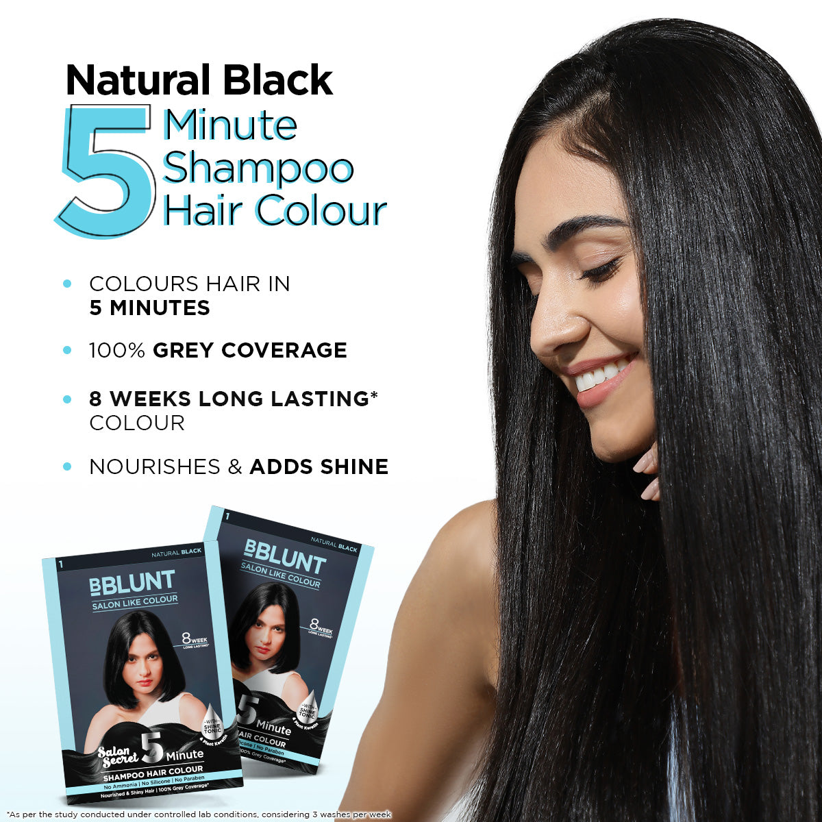 5 Min ShampooHairColour-NaturalBlack20ml