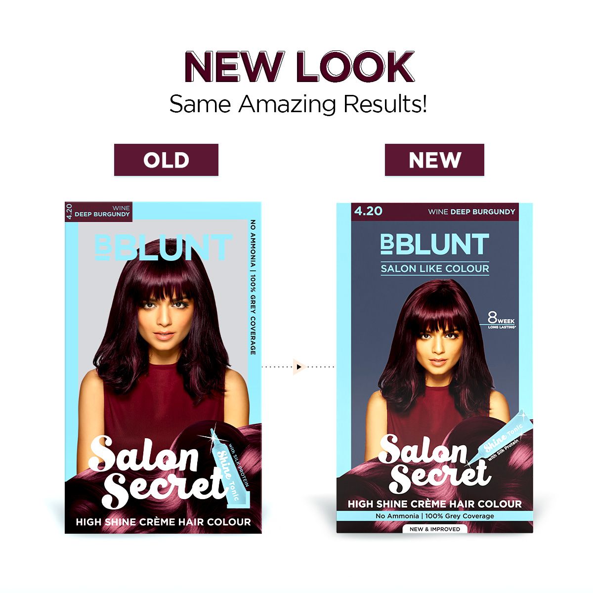 Salon Secret High Shine Crème Hair Colour - Wine Deep Burgundy - 100 g