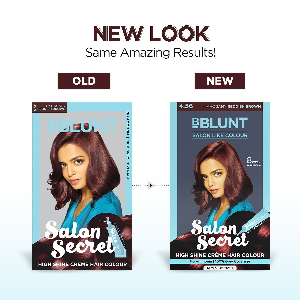 Salon Secret High Shine Crème Hair Colour Mahogany Reddish Brown-100g