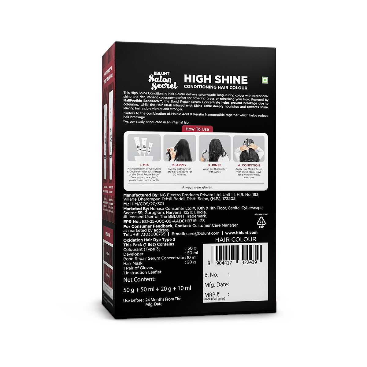 High Shine Conditioning Hair Colour - Cherry Red (Shade 6.62)