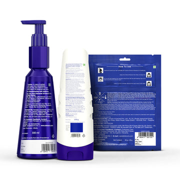 BBLUNT 3-Step Intense Moisture Combo (Intense Moisture Shampoo + Intense Moisture Conditioner + Intense Moisture Heat Hair Spa Mask)