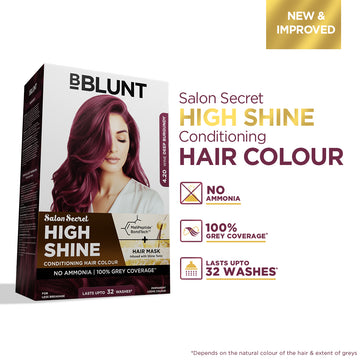 High Shine Conditioning Hair Colour - Wine Deep Burgundy (Shade 4.20)