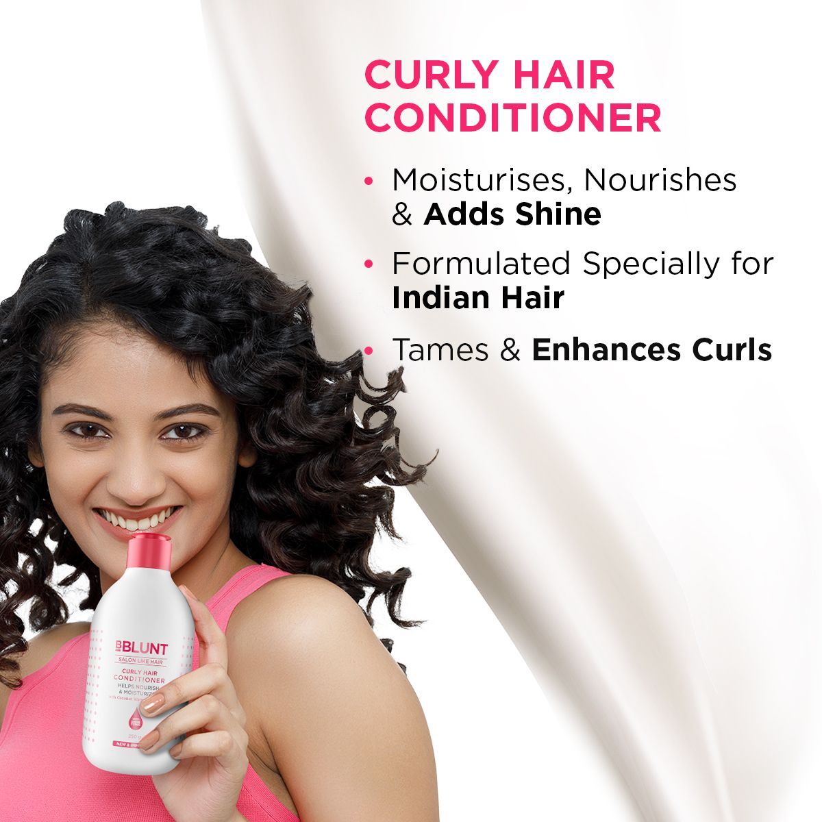 Curly Hair Conditioner with Coconut Water & Jojoba Oil - 250 gm