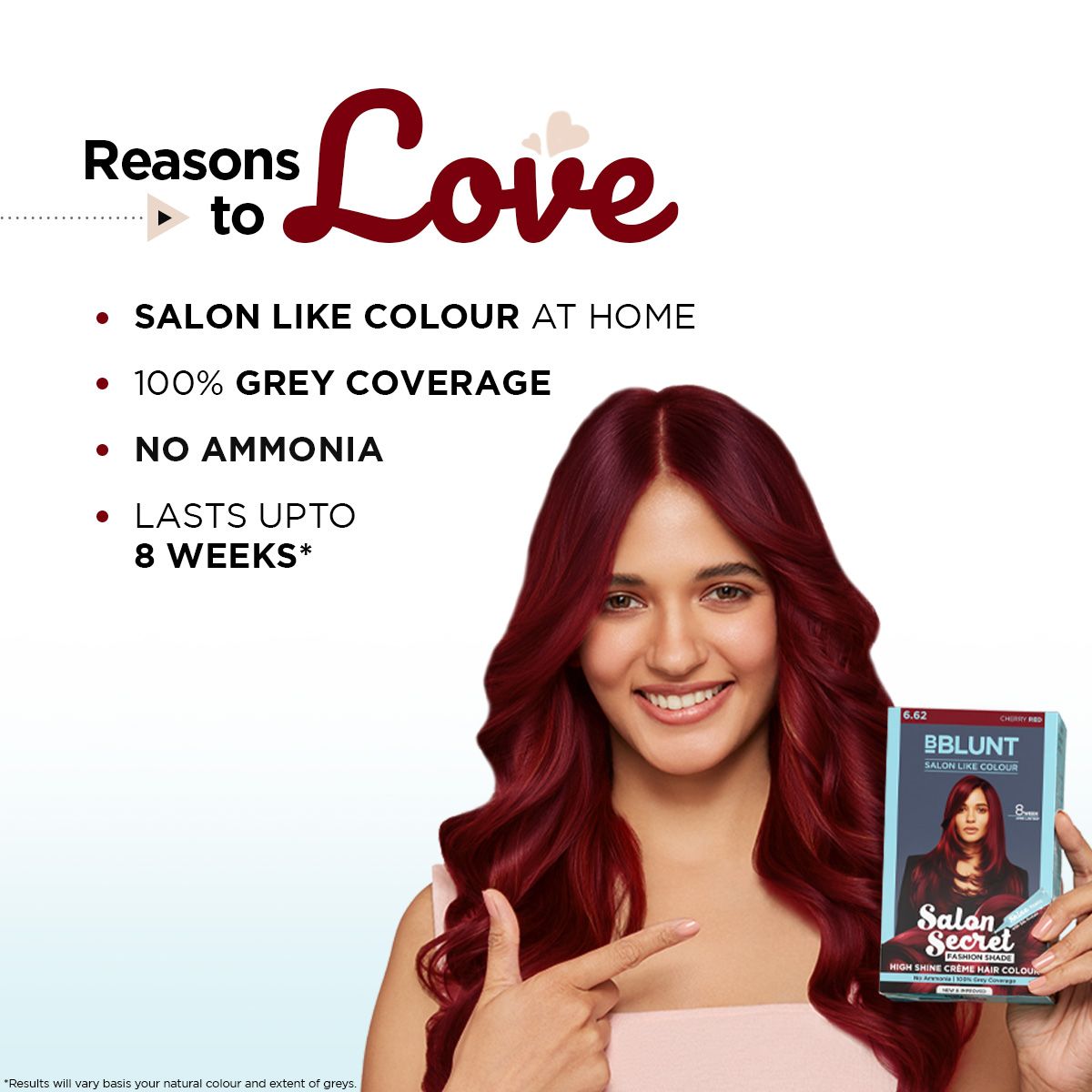 Salon Secret High Shine Crème Hair Colour - Cherry Red - 100 g