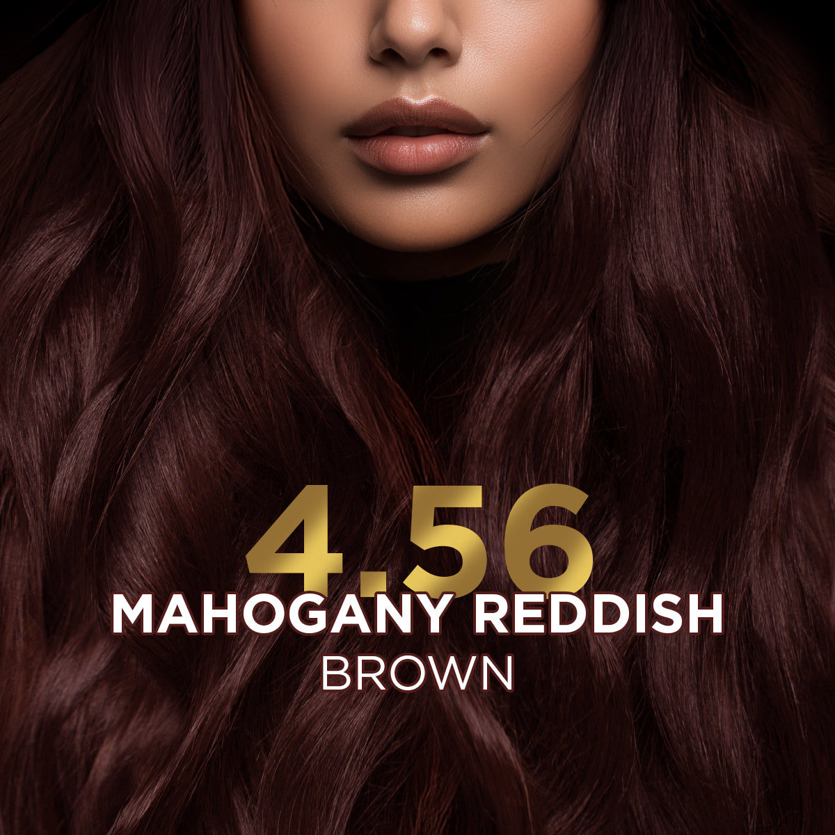 High Shine Conditioning Hair Colour - Mahogany Reddish Brown  (Shade 4.56)