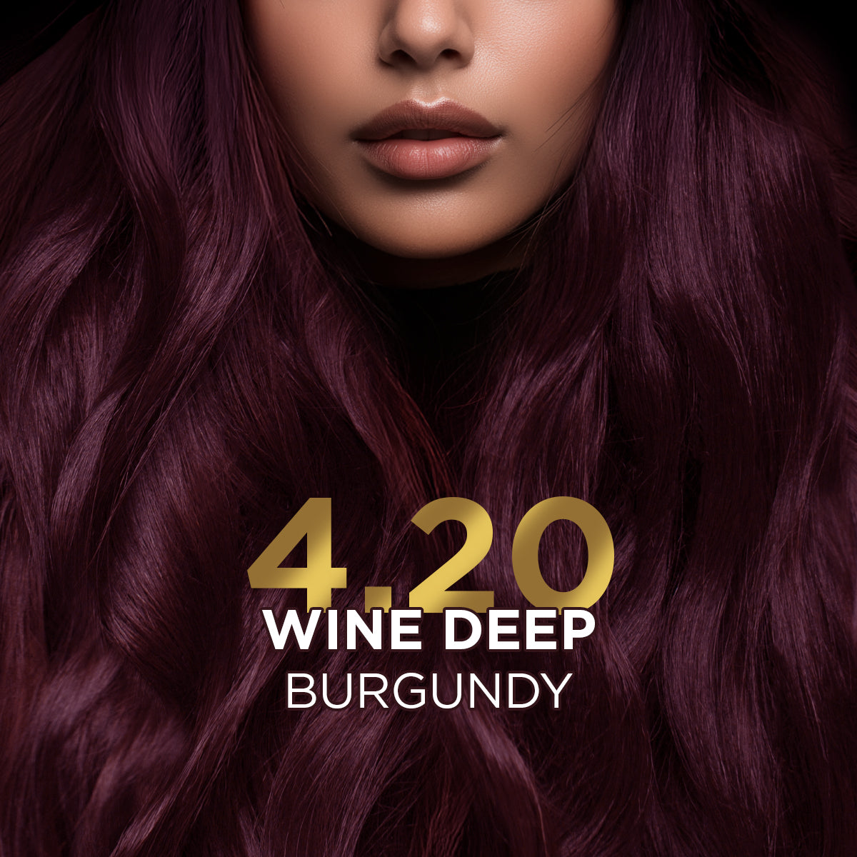 High Shine Conditioning Hair Colour - Wine Deep Burgundy (Shade 4.20)(Pack of 2)