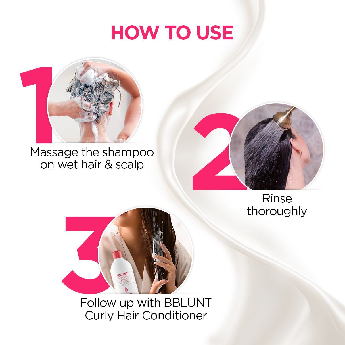 Curly Hair Shampoo & Conditioner Combo