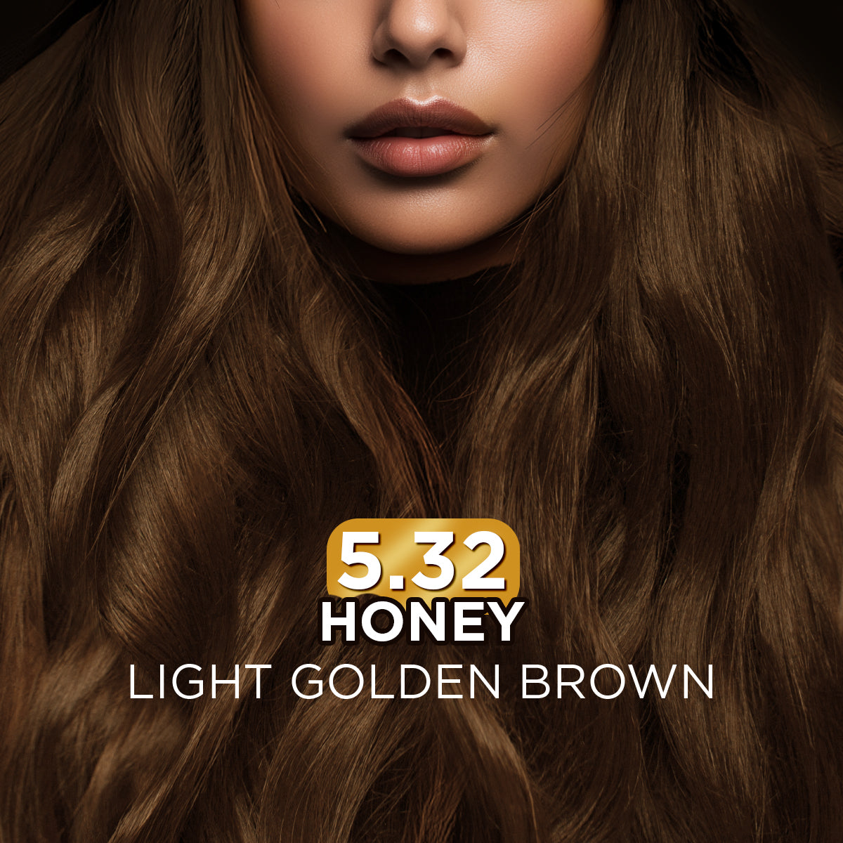 High Shine Conditioning Hair Colour - Honey Light Golden Brown (Shade 5.32)