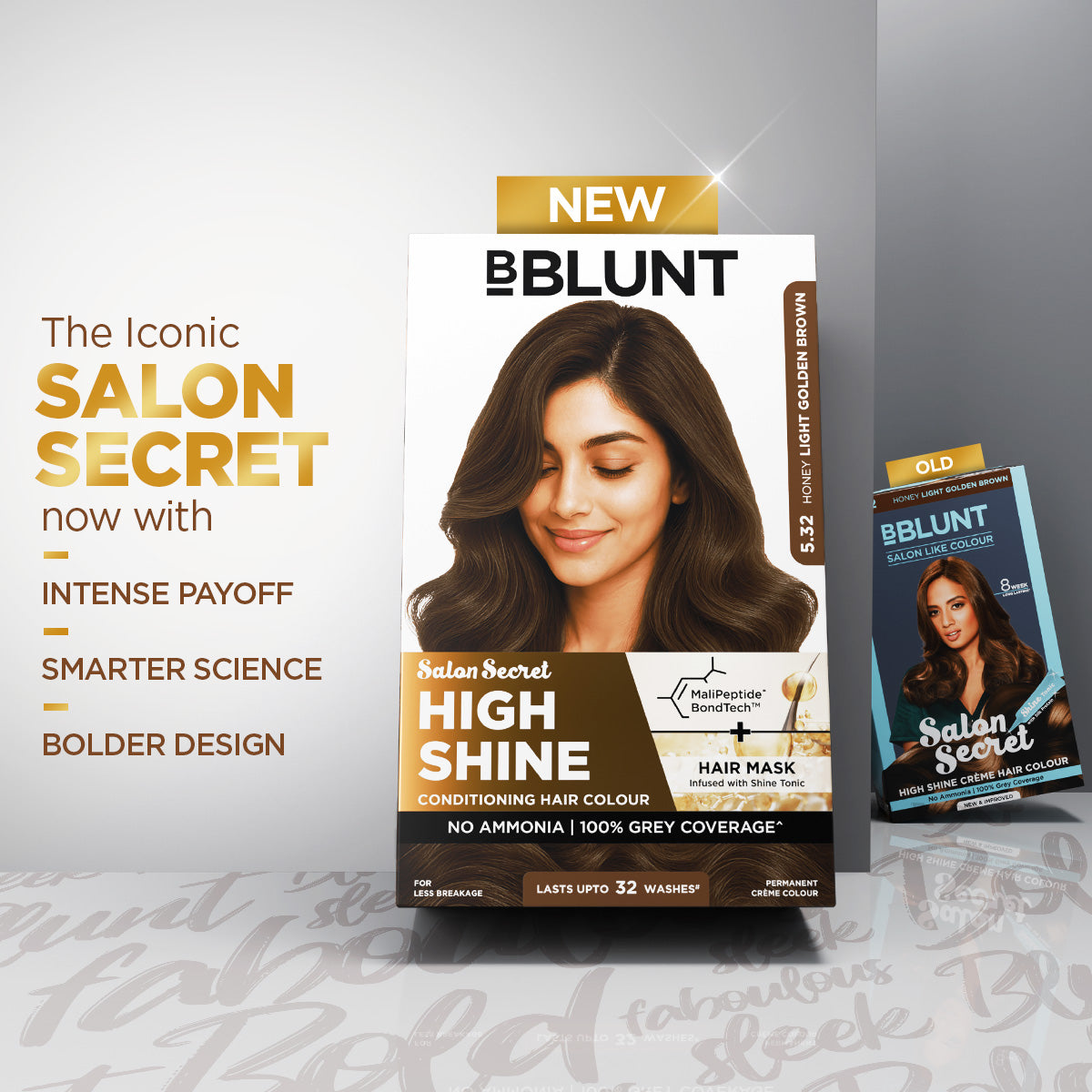 High Shine Conditioning Hair Colour - Honey Light Golden Brown (Shade 5.32)