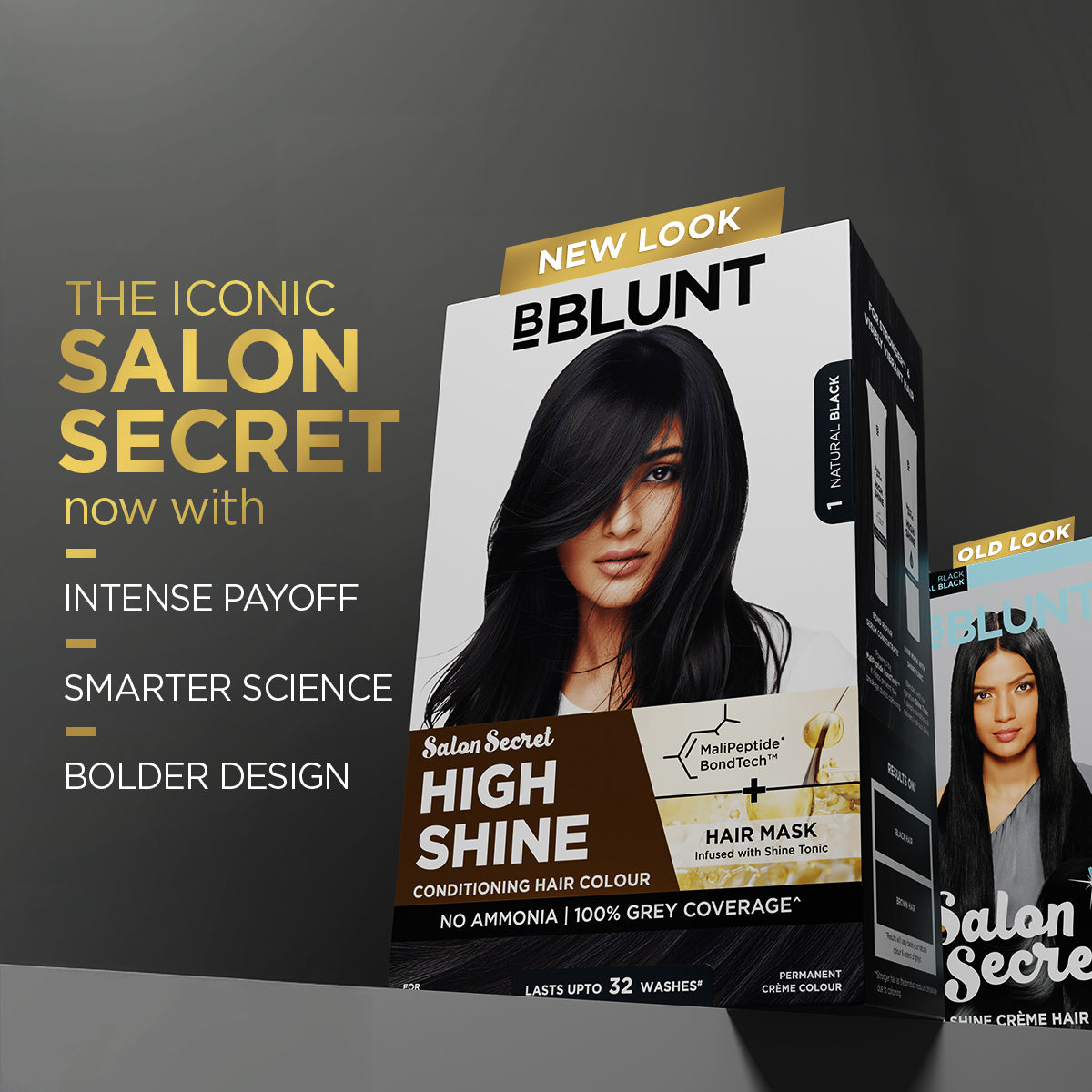 High Shine Conditioning Hair Colour - Natural Black (Shade 1)