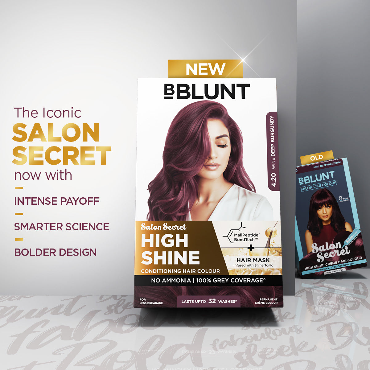 High Shine Conditioning Hair Colour - Wine Deep Burgundy (Shade 4.20)