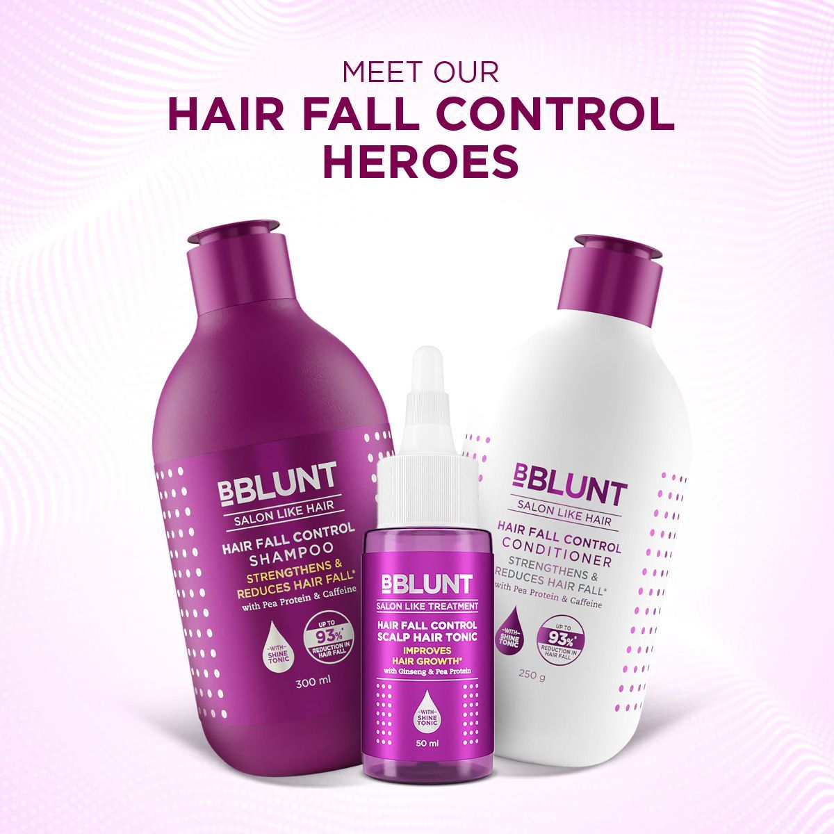 Hair Fall Control Shampoo & Conditioner Combo for Stronger Hair