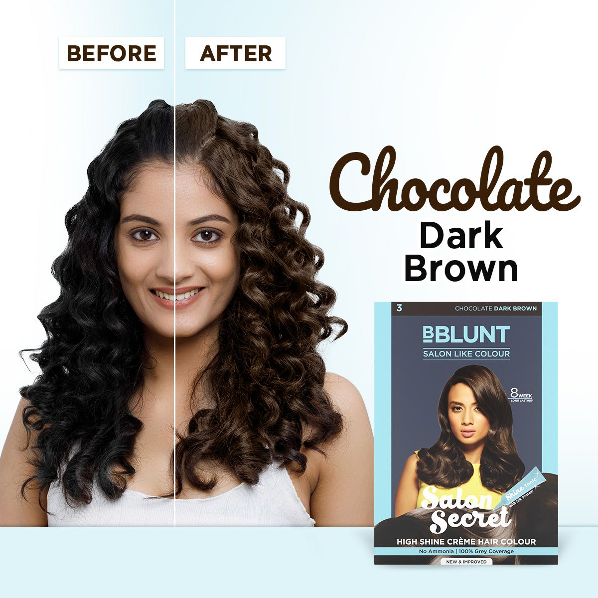 Salon Secret High Shine Crème Hair Colour - Chocolate Dark Brown - 152 ml