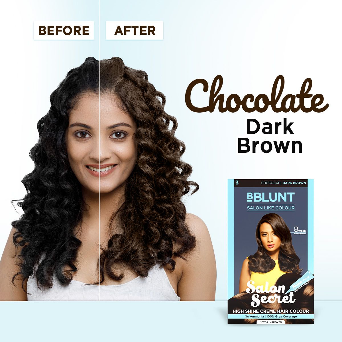 Salon Secret High Shine Crème Hair Colour - Chocolate Dark Brown - 100 g