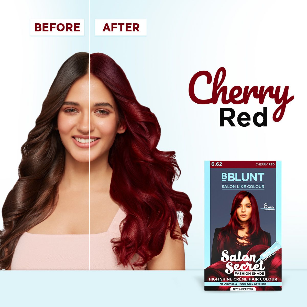 Salon Secret High Shine Crème Hair Colour - Cherry Red - 100 g