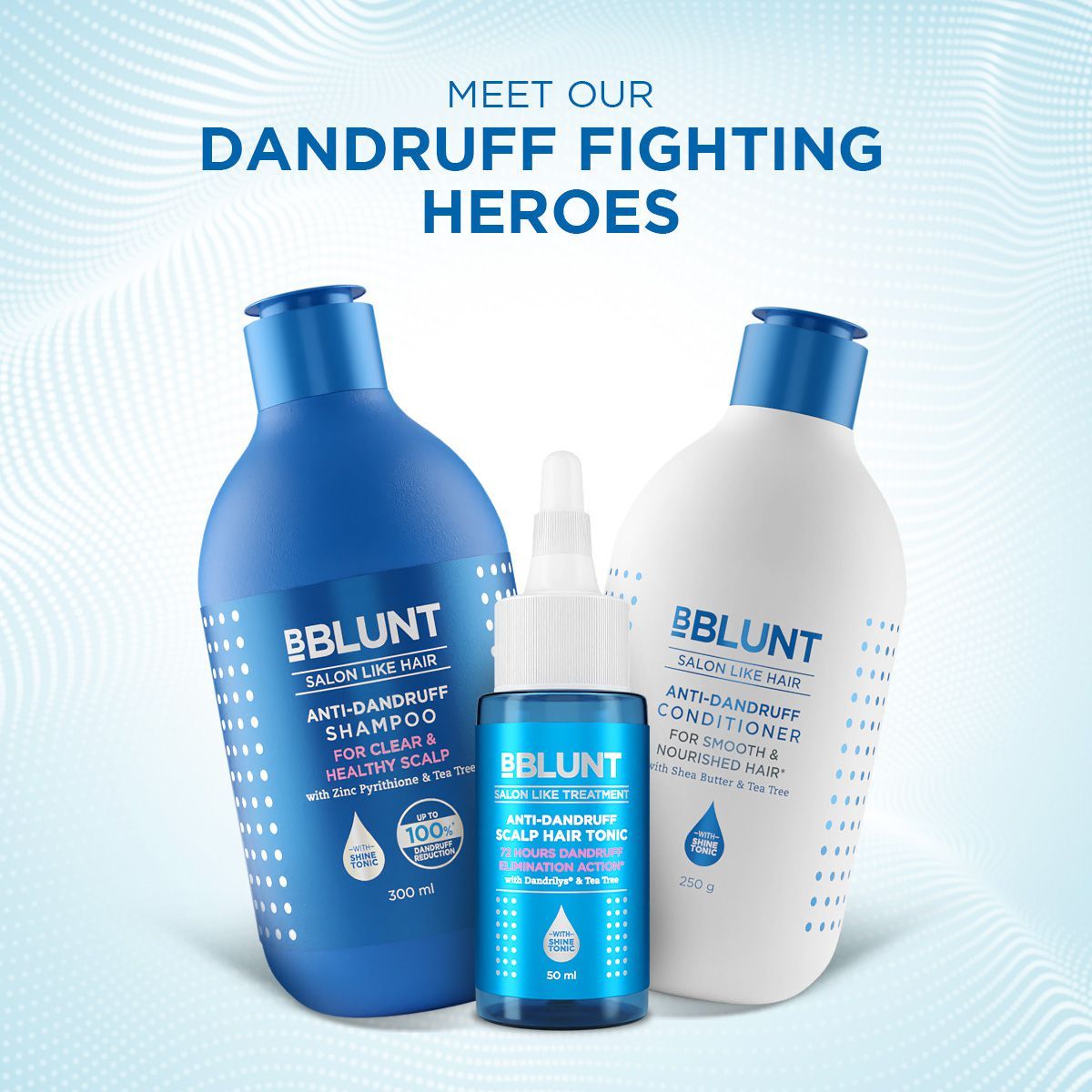 Anti-Dandruff Combo For a Clear & Healthy Scalp (300 ml + 250 g)