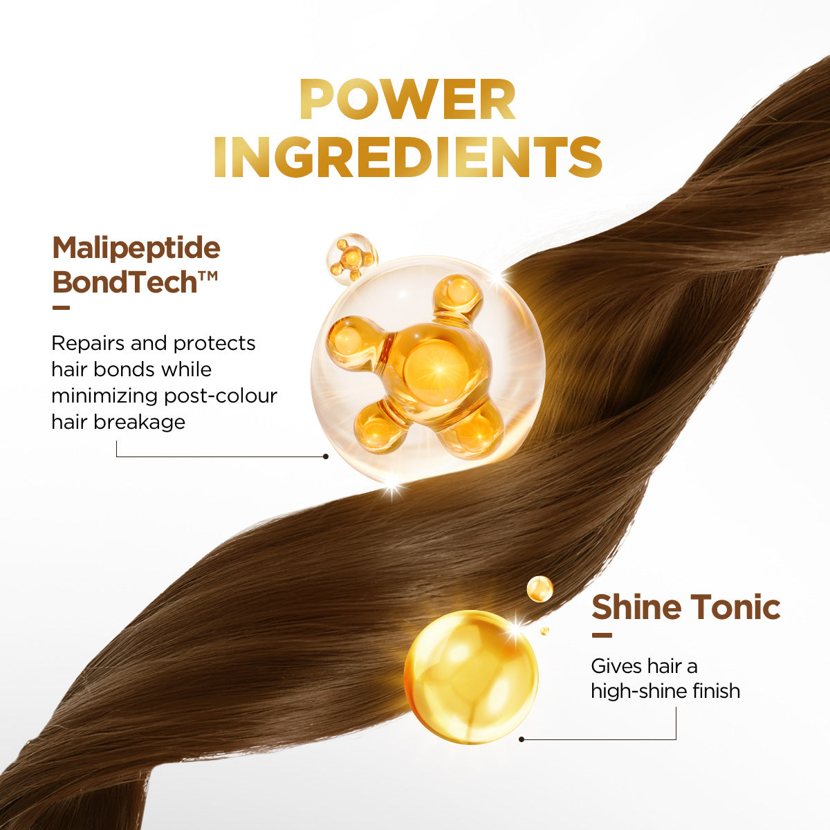 High Shine Conditioning Hair Colour - Honey Light Golden Brown (Shade 5.32)