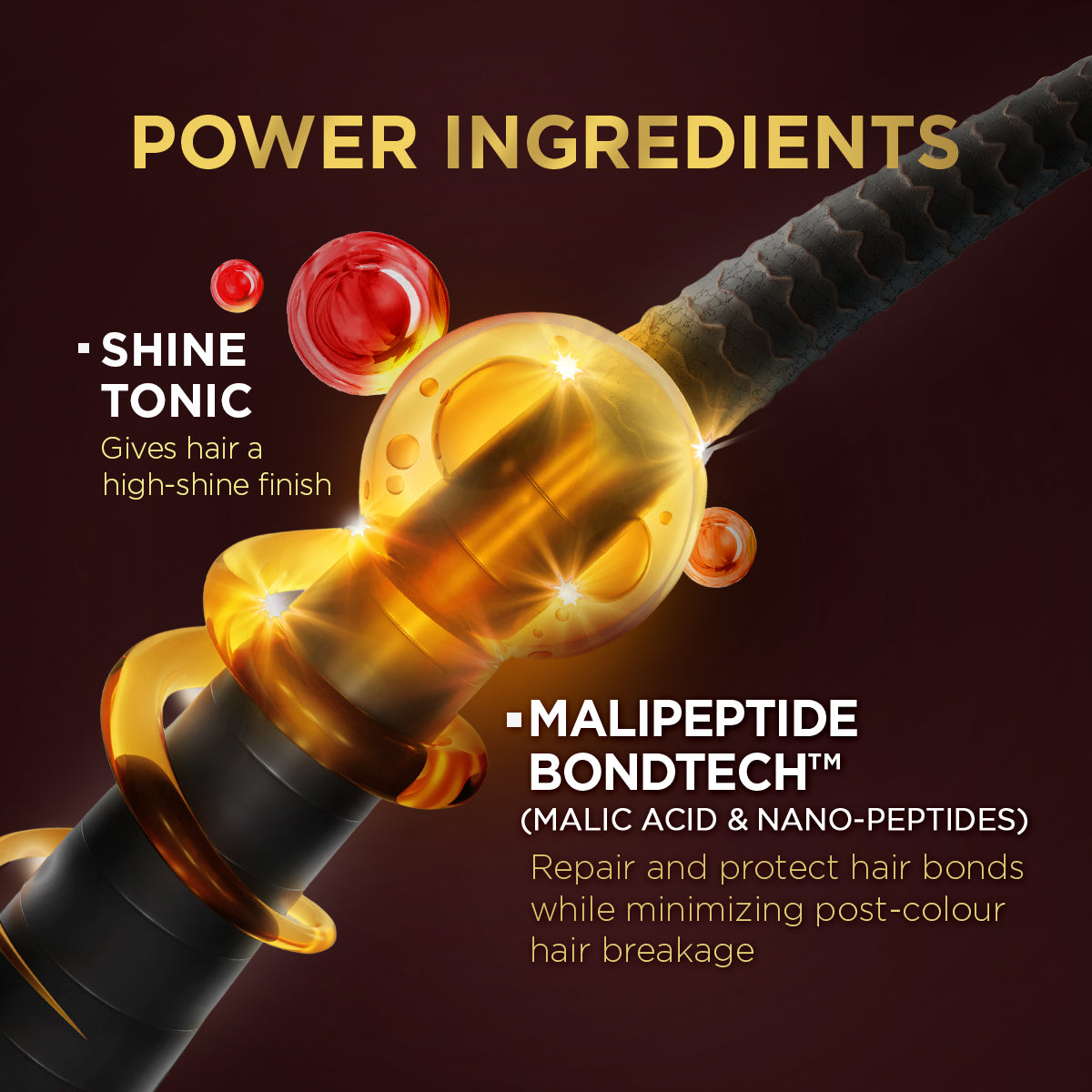 High Shine Conditioning Hair Colour - Mahogany Reddish Brown  (Shade 4.56)