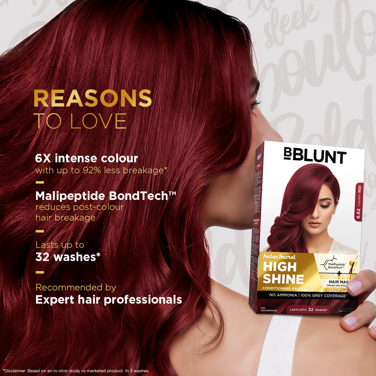 High Shine Conditioning Hair Colour - Cherry Red (Shade 6.62)