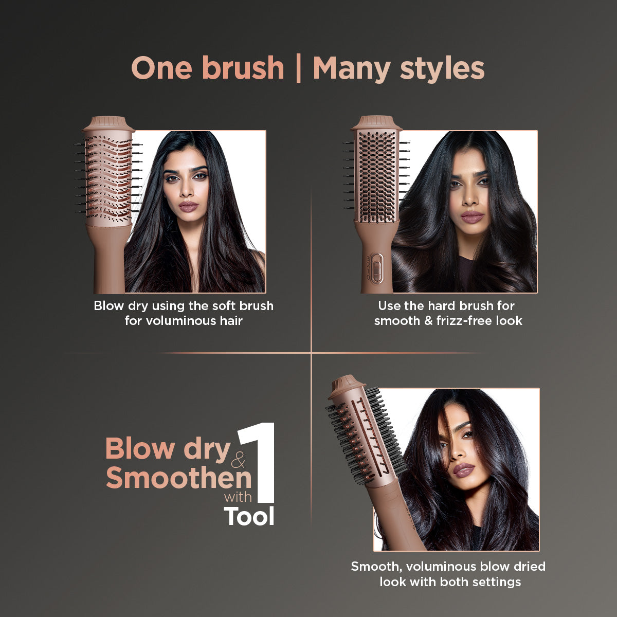 WET-TO-DRY AIR SMOOTHENING BRUSH - 850W