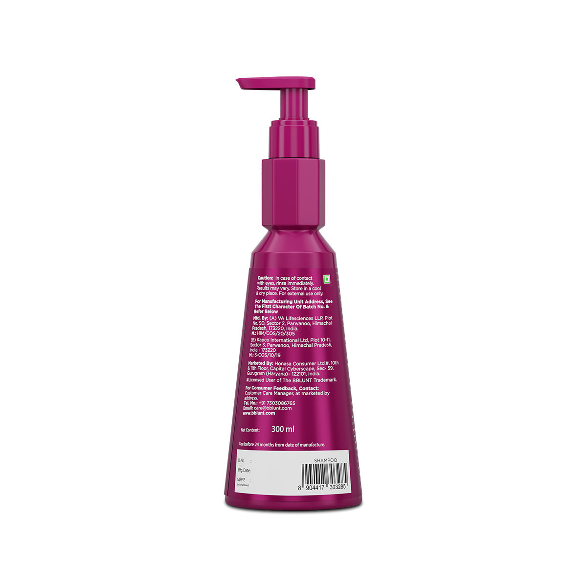 Hair Fall Control Shampoo with Pea Protein & Caffeine for Stronger Hair - 300 ml