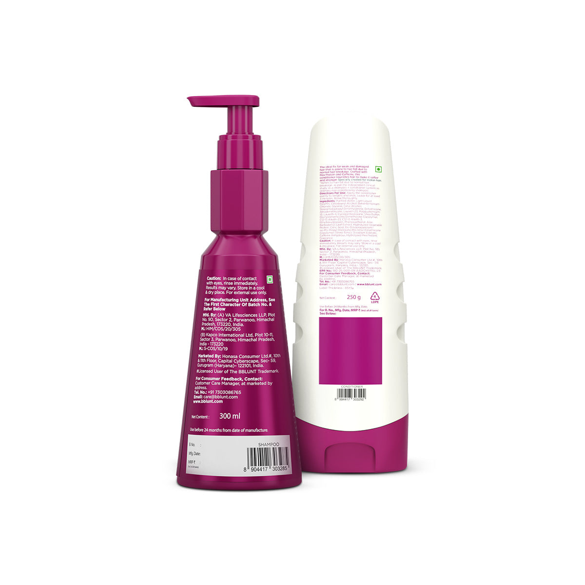 Hair Fall Control Shampoo & Conditioner Combo for Stronger Hair