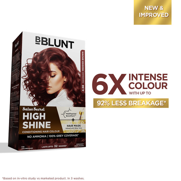 BBlunt Salon Secret Creme Colour Mahogany Reddish Brown