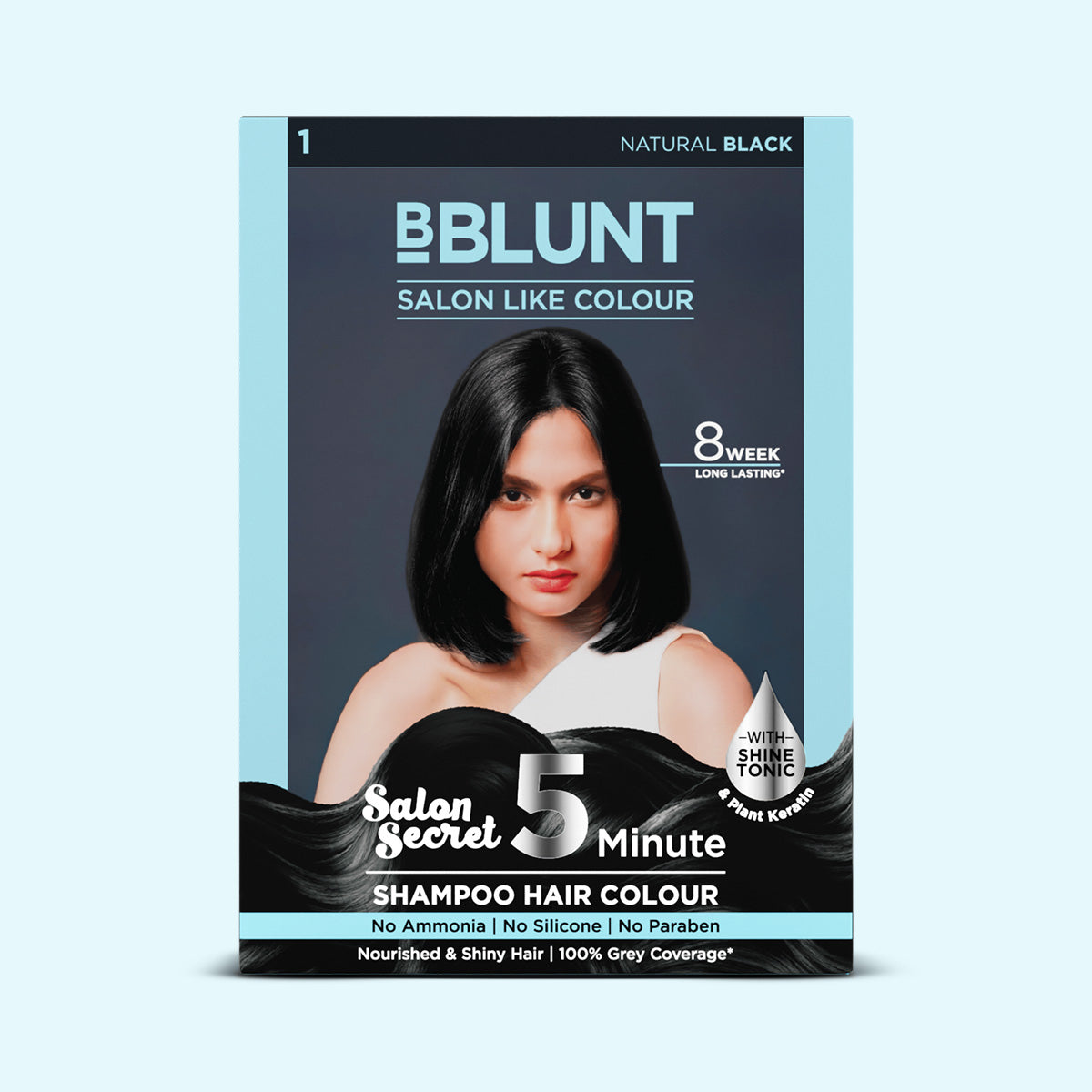 5 Min ShampooHairColour-NaturalBlack20ml