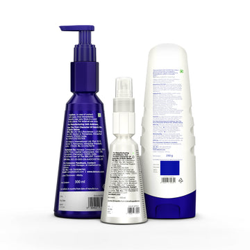 BBLUNT Hair Care & Styling Kit (Intense Moisture Shampoo, Intense Moisture Conditioner & Hot Shot Heat Protection Mist)