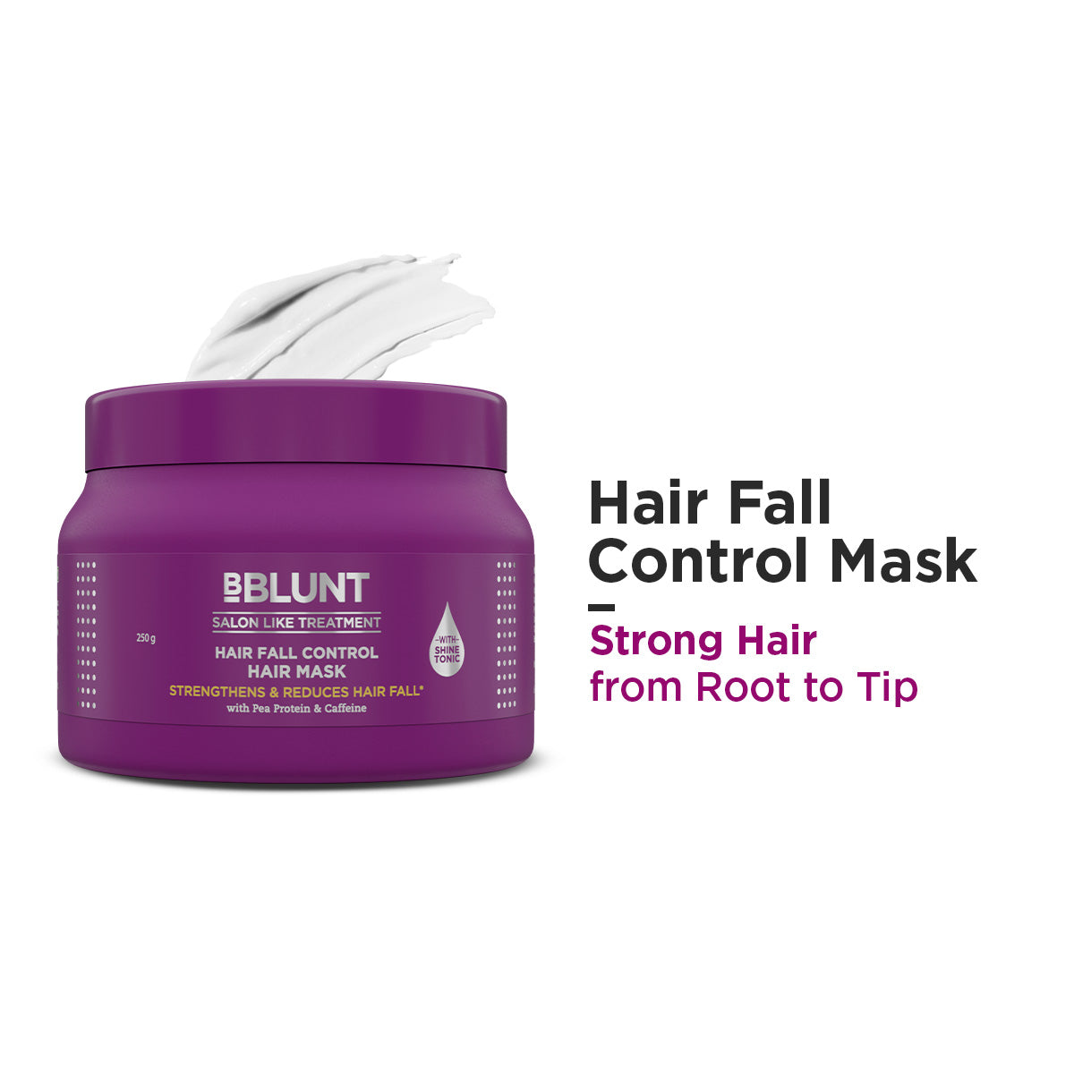Hair Fall Control Hair Mask with Pea Protein & Caffeine for Stronger Hair -250 g