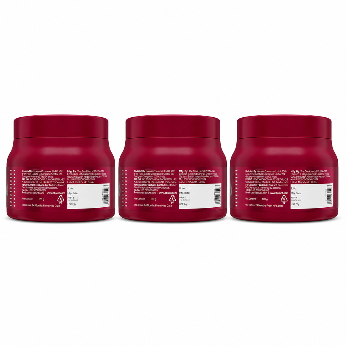 7 in 1 Repair & Revive Hair Mask for Up to 100% Damage Repair* - 120g(Pack of 3)
